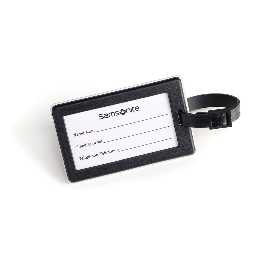 CANADIAN LUGGAGE ID TAG - MAPLE LEAF RED/BLACK