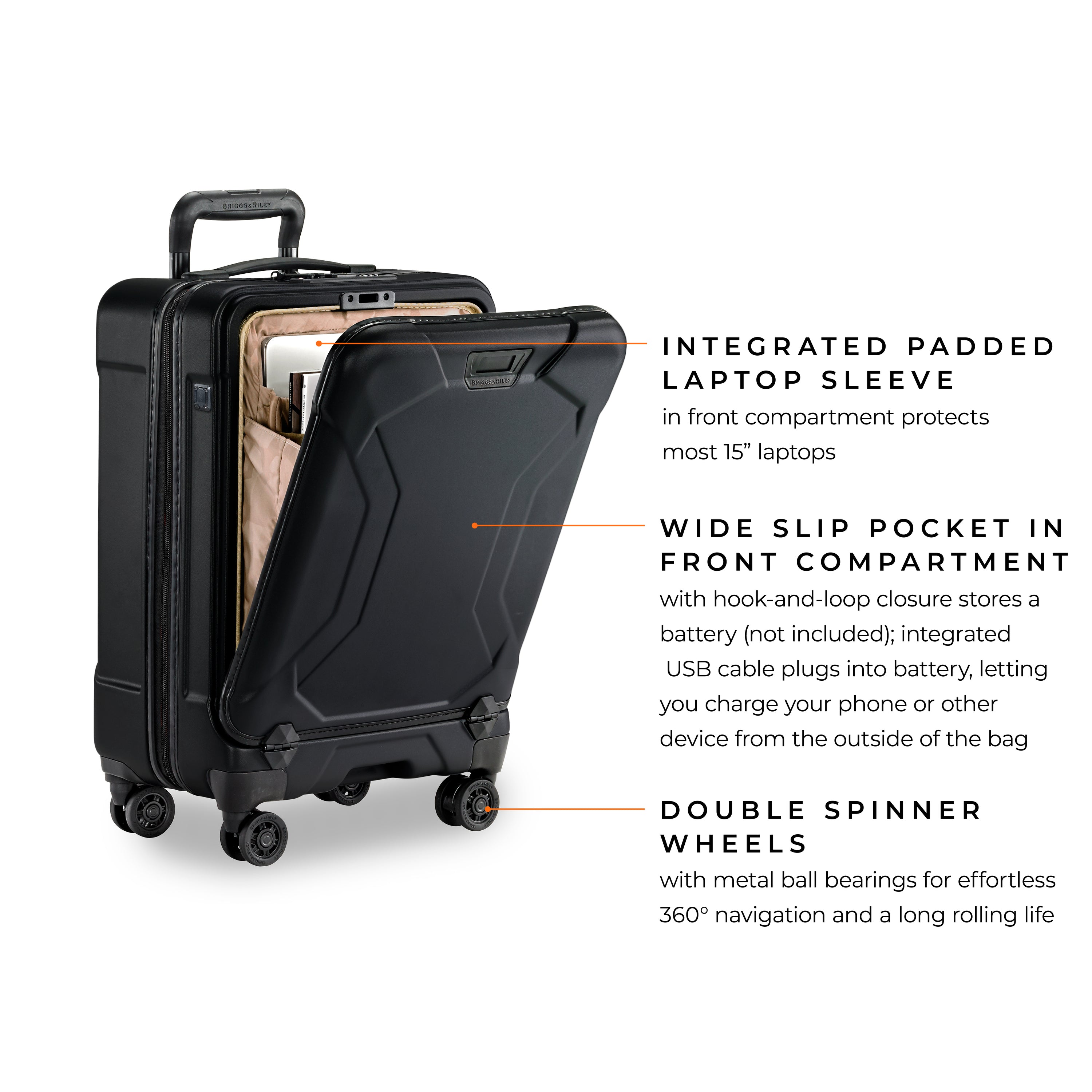 TORQ INTERNATIONAL 21" CARRY-ON SPINNER