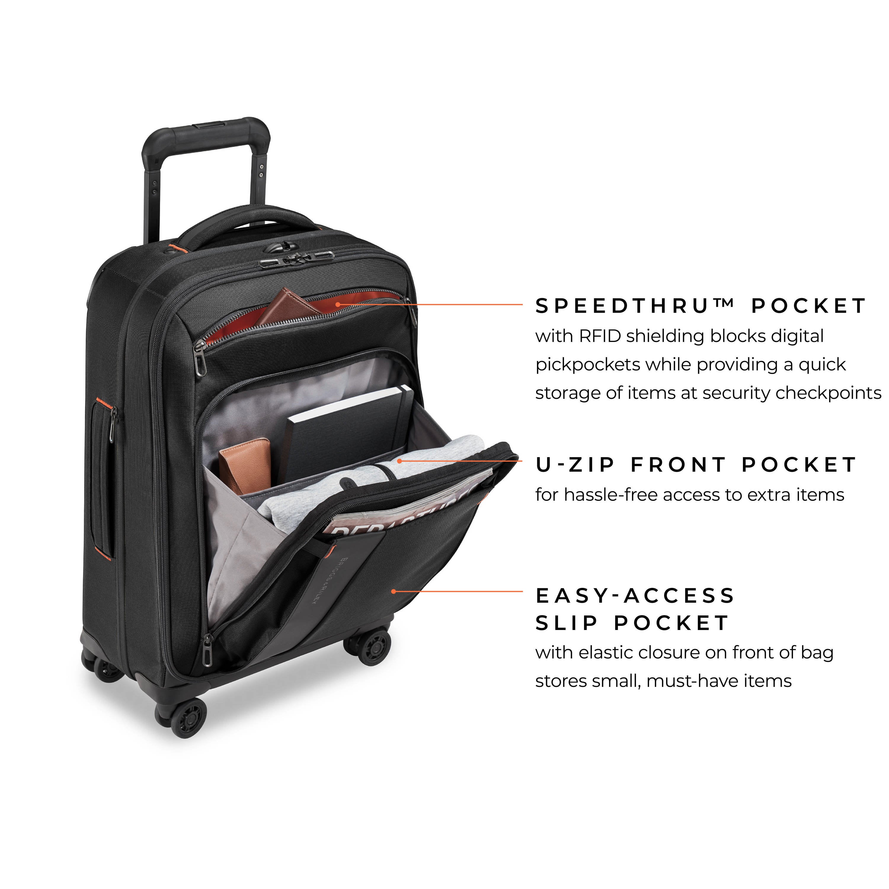 ZDX DOMESTIC 22" CARRY-ON EXPANDABLE SPINNER