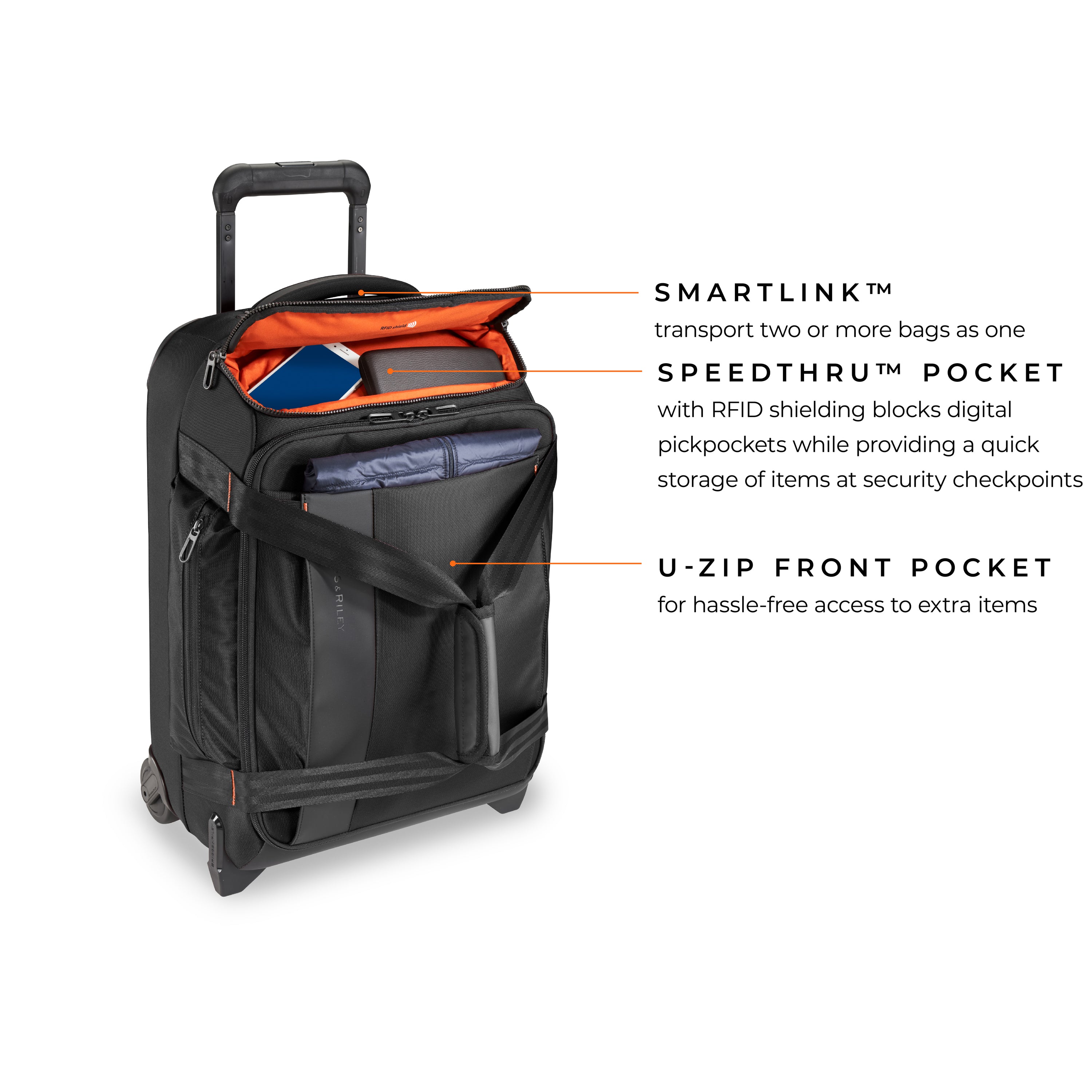 ZDX 21" CARRY-ON 2-WHEEL DUFFLE