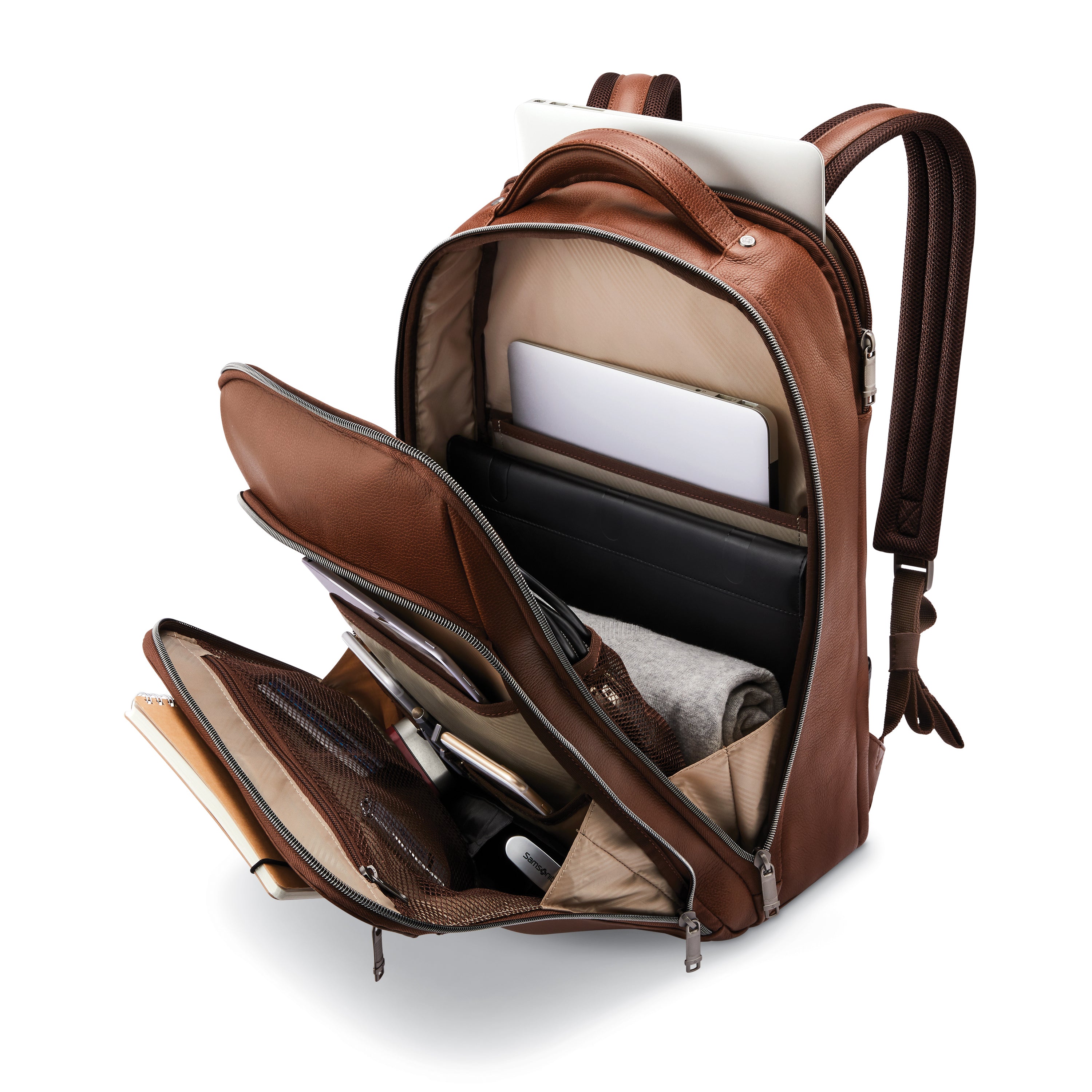 CLASSIC LEATHER BACKPACK (15.6")