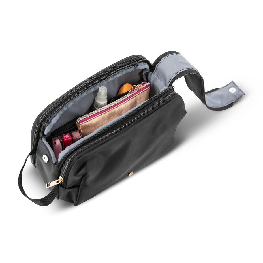 COMPANION BAGS TOP ZIP DELUXE LADIES TRAVEL KIT