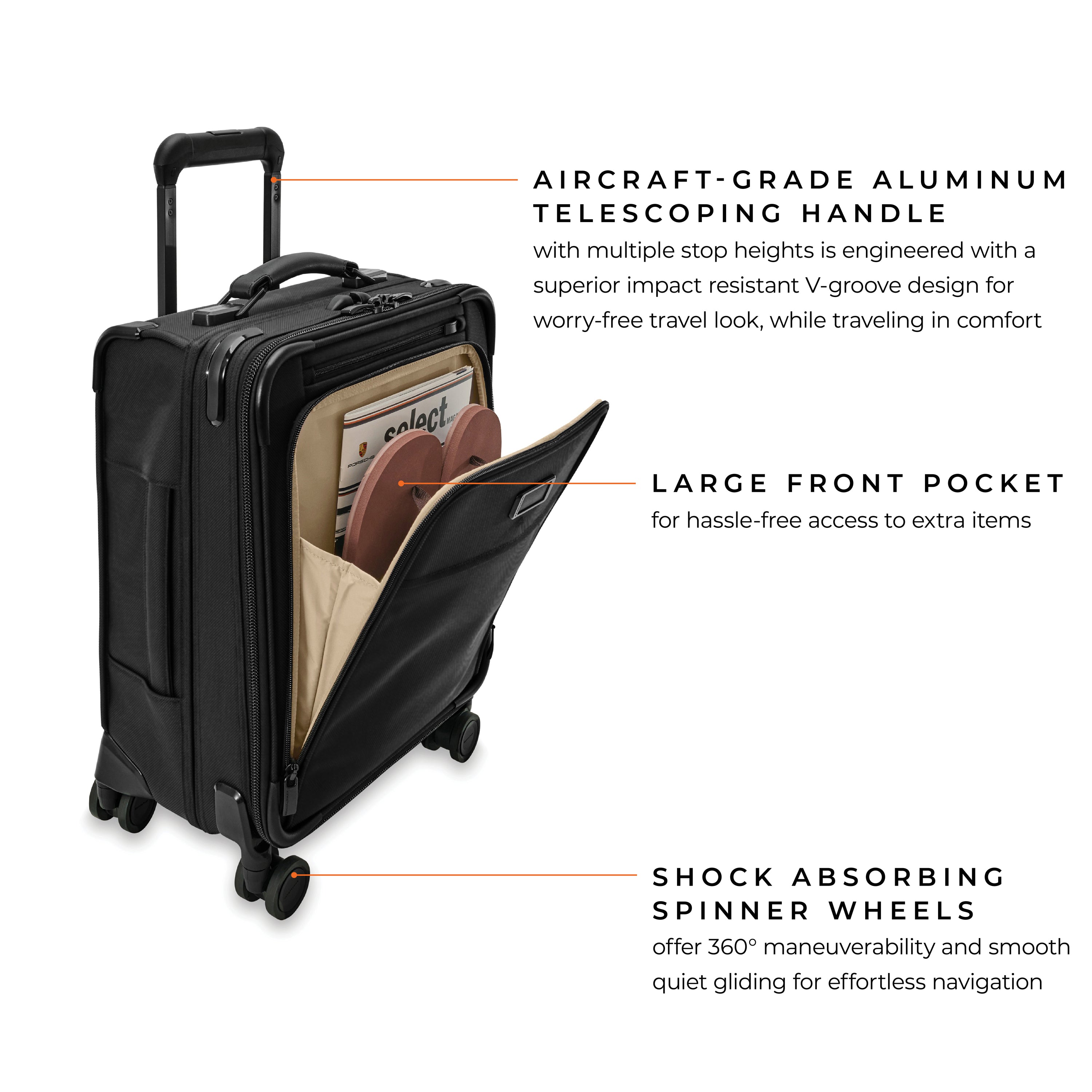 BASELINE COMPACT 19" CARRY-ON EXPANDABLE SPINNER