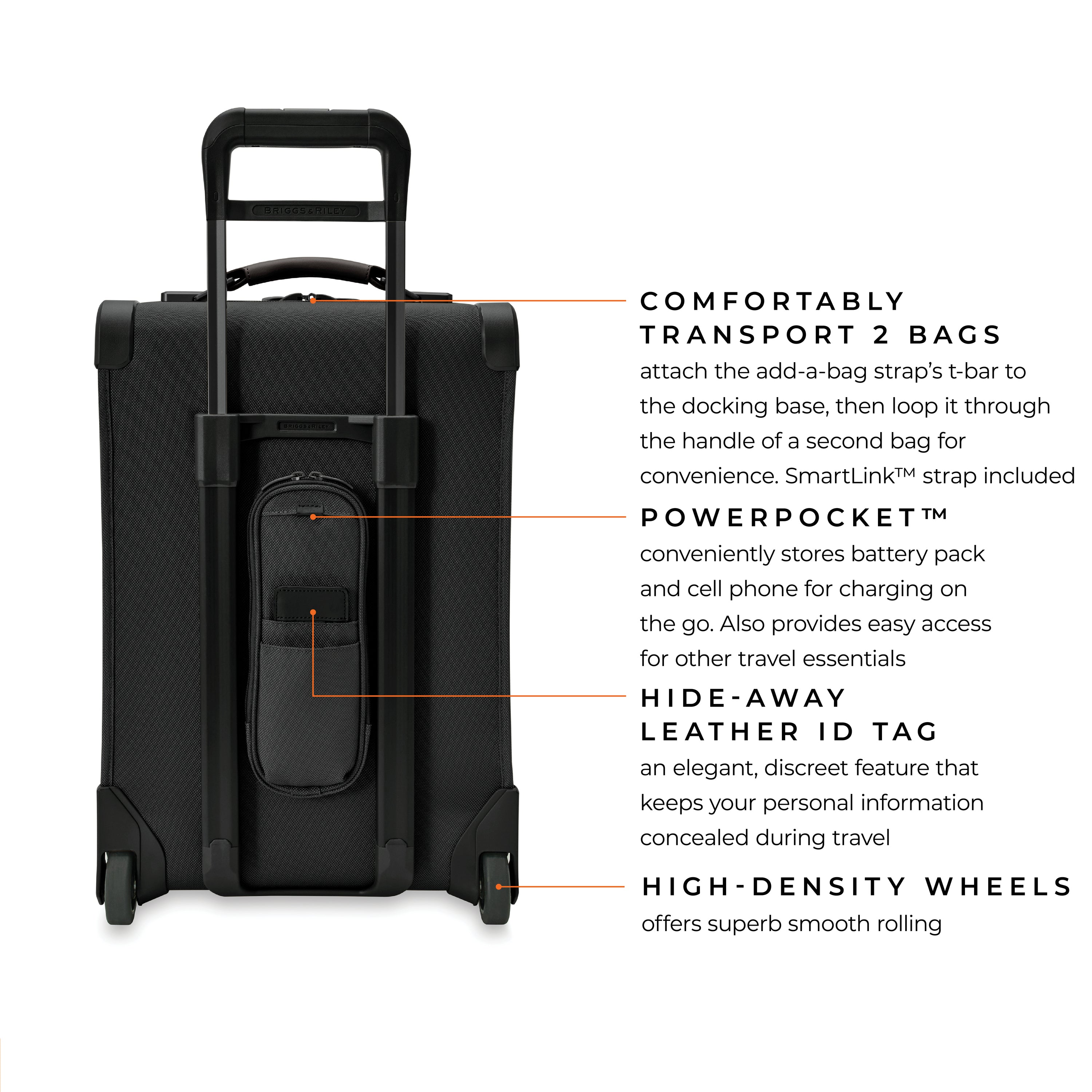 BASELINE ESSENTIAL 22" 2-WHEEL EXPANDABLE CARRY-ON