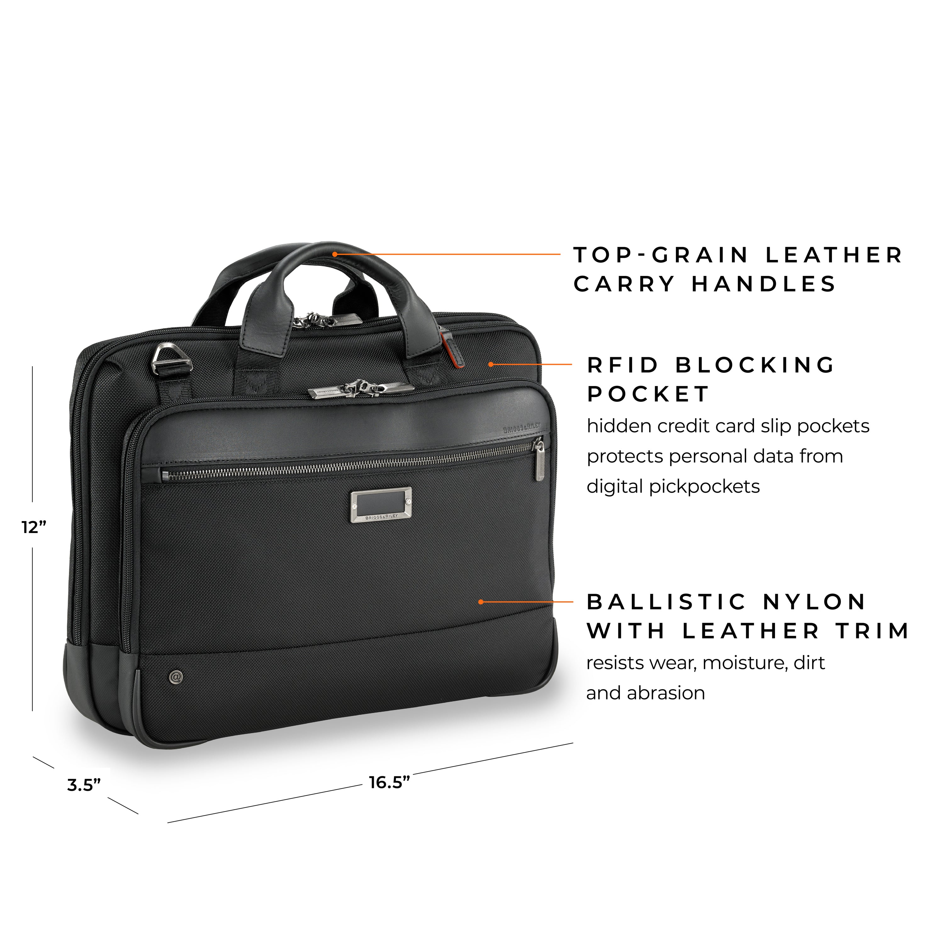 @WORK SLIM BRIEFCASE