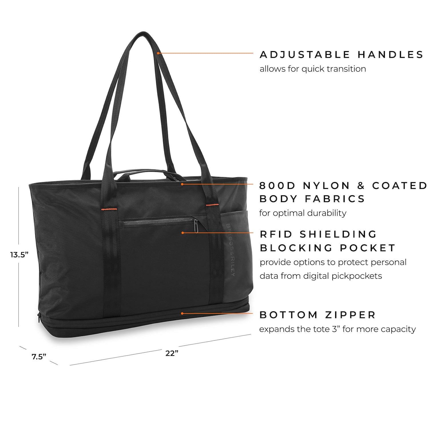 ZDX EXTRA LARGE TOTE