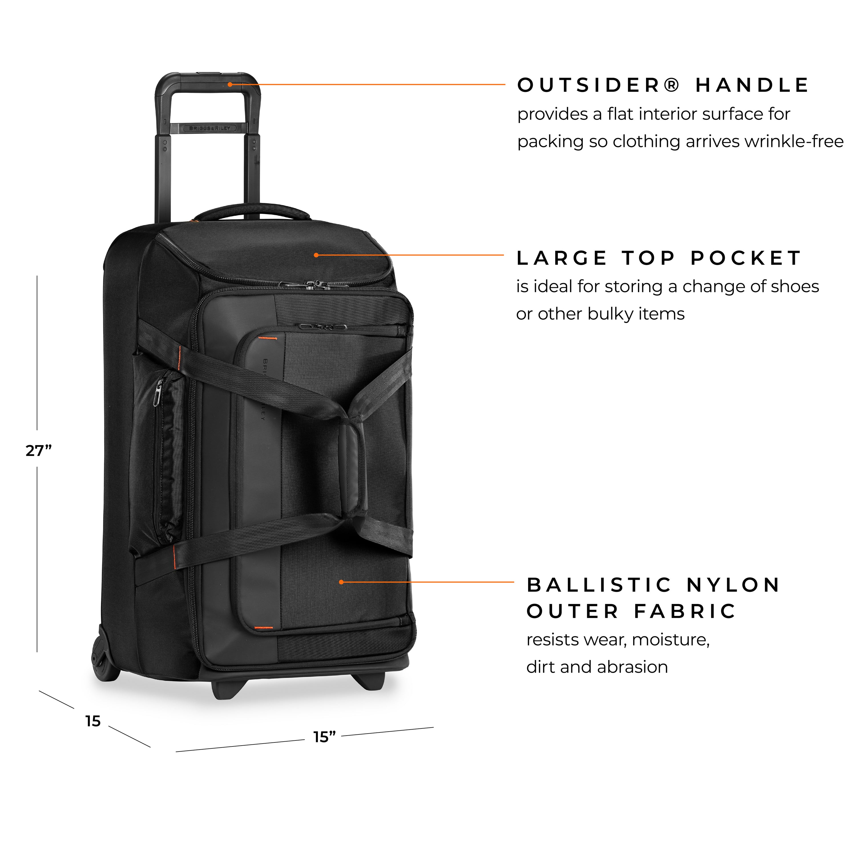 ZDX MEDIUM UPRIGHT DUFFLE