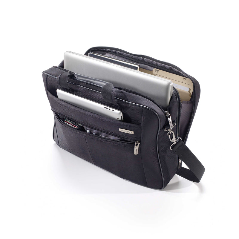 CLASSIC 2 2GUSSET BRIEFCASE (W/RFID 17")